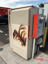 Electricity box at the street