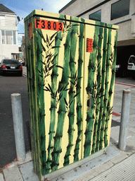 Electricity box at the street