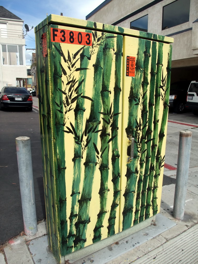 Electricity box at the street