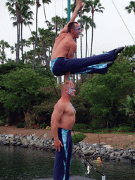 Acrobats at SeaWorld San Diego