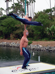 Acrobats at SeaWorld San Diego