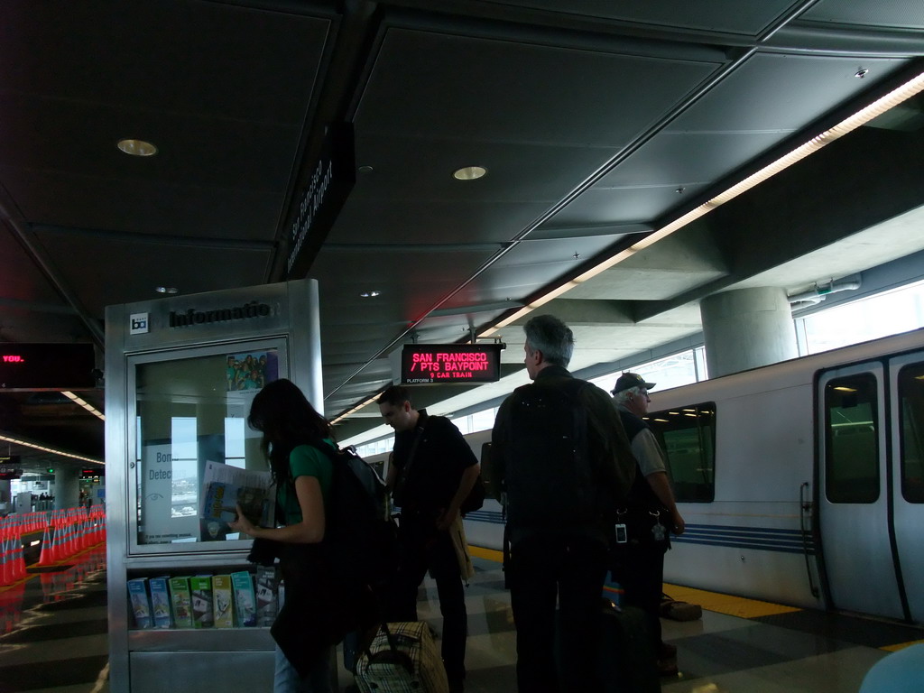 Shuttle at San Francisco International Airport