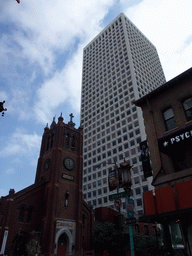 Old Saint Mary`s Cathedral and 650 California Street (Hartford Building)