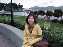 Mengjin at the Golden Gate Bridge