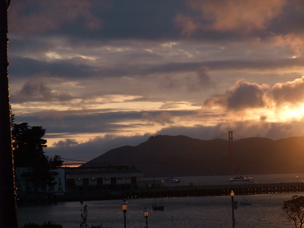 Golden Gate Bridge, at sunset