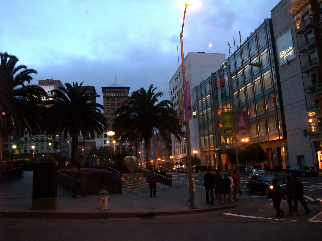 Union Square, at sunset