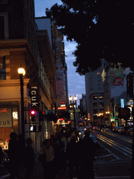 Powell Street, by night