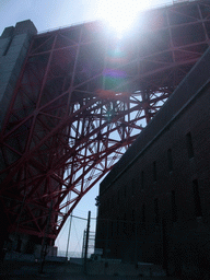 Base of the Golden Gate Bridge