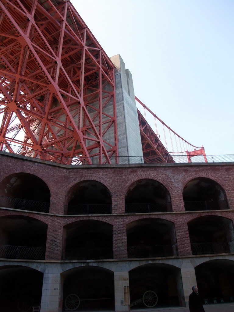 Base of the Golden Gate Bridge