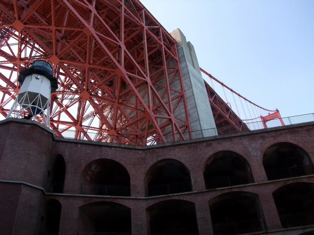 Base of the Golden Gate Bridge