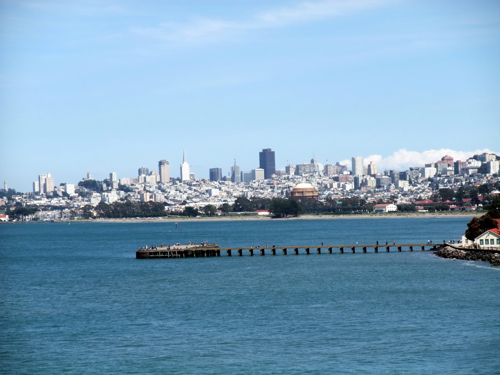 Skyline of San Francisco, viewed from San Francisco Bay