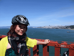 Miaomiao on the Golden Gate Bridge