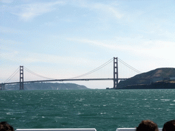 Golden Gate Bridge, from a boat in the San Francisco Bay