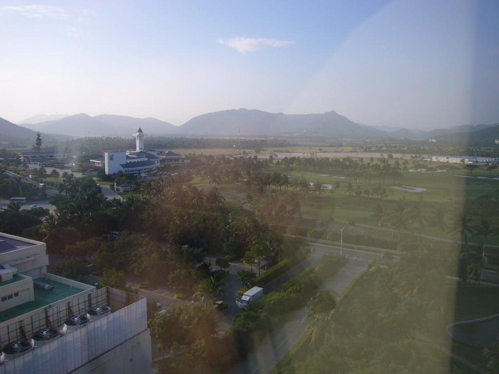 View on the surrounding region from the top floor of the Gloria Resort Sanya