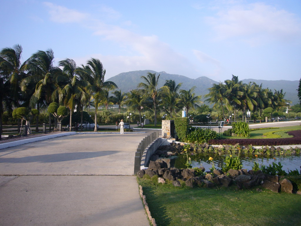 Front gardens of the Gloria Resort Sanya