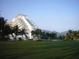 Backside and garden of the Gloria Resort Sanya