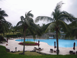 The swimming pool at the Gloria Resort Sanya