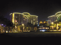 Front of the Ocean Sonic Resort, by night