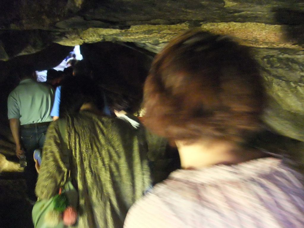 Miaomiao and Mengjin inside the Minor Grotto Heaven at the Sanya Nanshan Dongtian Park
