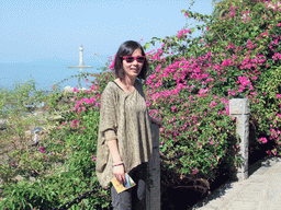 sanya_2_061 - 486 kb - 1024x768 - Mengjin with plants and the Tower at Territorial Sea Base Point at the Sanya Nanshan Dongtian Park Mengjin with plants and the Tower at Territorial Sea Base Point at the Sanya Nanshan Dongtian Park