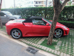 Ferrari parked at the Ocean Sonic Resort