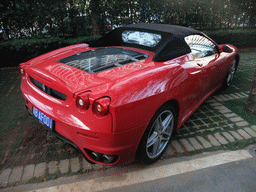 Ferrari parked at the Ocean Sonic Resort