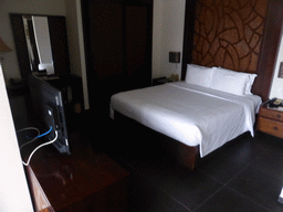 Bed in our room at the Sanya Bay Mangrove Tree Resort