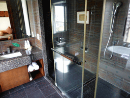 Our bathroom at the Sanya Bay Mangrove Tree Resort