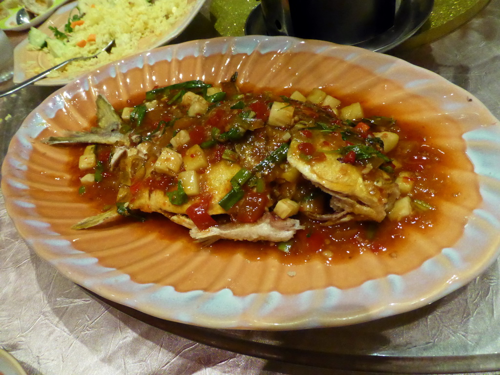 Fish at the Thai Restaurant at the central area of the Sanya Bay Mangrove Tree Resort