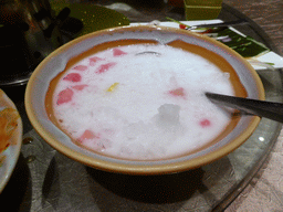 Dessert at the Thai Restaurant at the central area of the Sanya Bay Mangrove Tree Resort