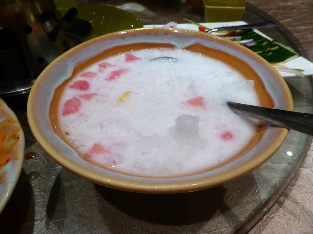 Dessert at the Thai Restaurant at the central area of the Sanya Bay Mangrove Tree Resort