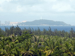 Tufu Bay and the southeast side of the Chilingcun area, viewed from the balcony of our room at the InterContinental Sanya Haitang Bay Resort