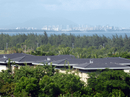 Tufu Bay and the northwest side of the Chilingcun area, viewed from the balcony of our room at the InterContinental Sanya Haitang Bay Resort