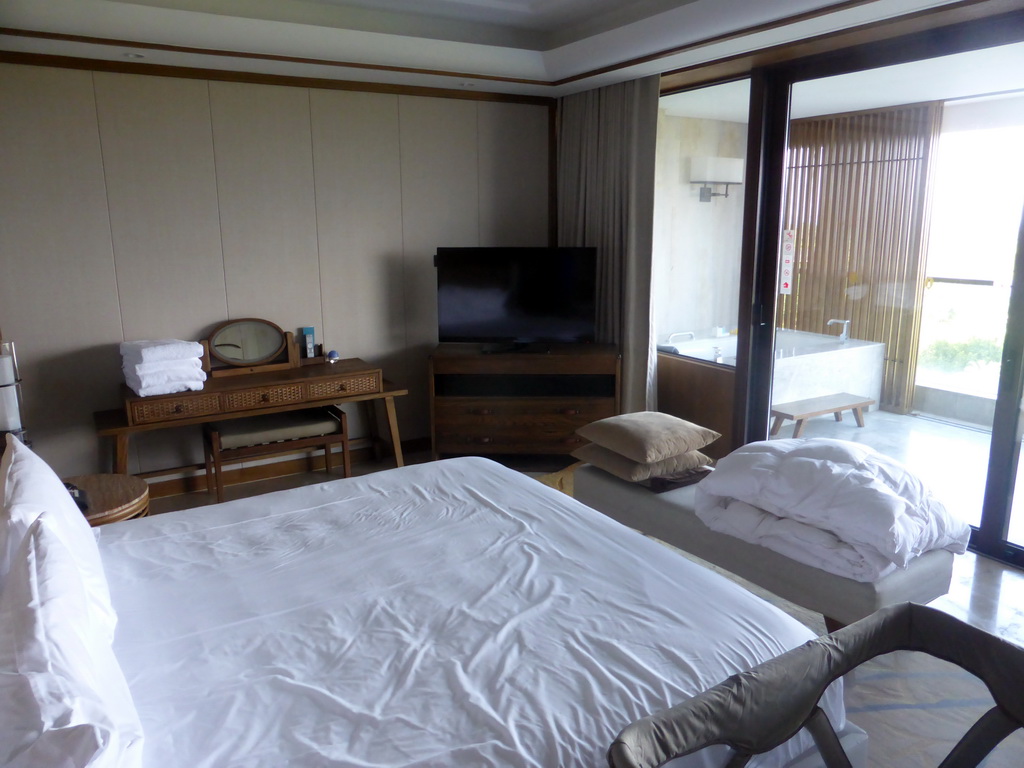 Bed in our room at the InterContinental Sanya Haitang Bay Resort