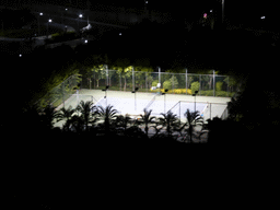 Sports field, viewed from the top floor of the InterContinental Sanya Haitang Bay Resort, by night