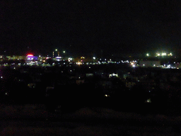 Haitang Road and surroundings, viewed from the top floor of the InterContinental Sanya Haitang Bay Resort, by night