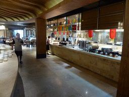 Buffet tables at the Cove restaurant at the InterContinental Sanya Haitang Bay Resort