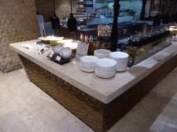 Buffet tables at the Cove restaurant at the InterContinental Sanya Haitang Bay Resort