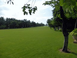 Grassfield in the garden of the InterContinental Sanya Haitang Bay Resort