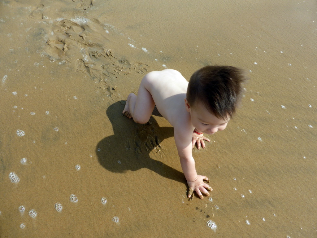 Max at the beach of the InterContinental Sanya Haitang Bay Resort