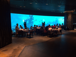 Interior of the Aqua restaurant at the InterContinental Sanya Haitang Bay Resort