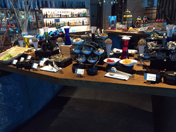 Buffet table at the Aqua restaurant at the InterContinental Sanya Haitang Bay Resort