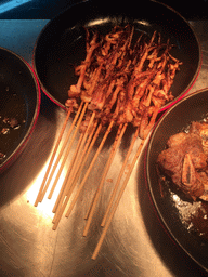 Grilled squids at the Aqua restaurant at the InterContinental Sanya Haitang Bay Resort