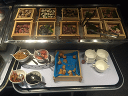 Buffet table at the Aqua restaurant at the InterContinental Sanya Haitang Bay Resort