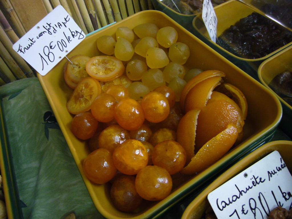 Dried fruits in the Lavender shop