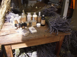 Lavender products in the Lavender shop