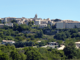 West side of the town, viewed from a lavender field