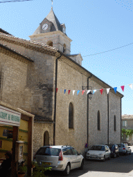 North side of the Notre Dame de la Tour church at the Rue Porte des Aires street