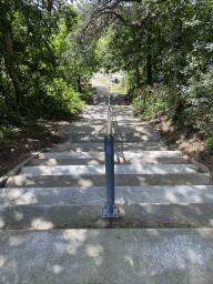 The staircase from the West Repart beach to the Rampweg road