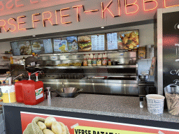 Interior of the `t Koepeltje snack bar at the Rampweg road